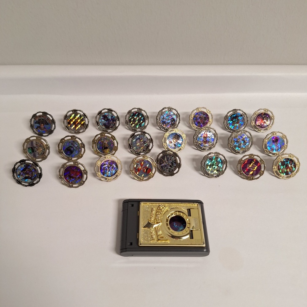 Vintage Mighty Morphin' Power Rangers Morpher Coins Lot‎ Untested Battery Clean